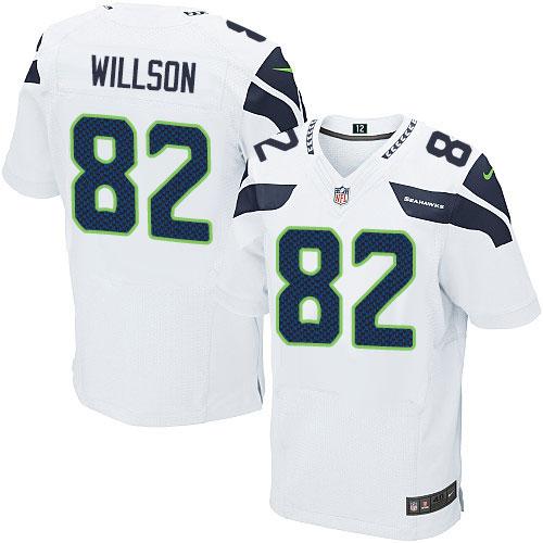 Nike Seahawks #82 Luke Willson White Men's Stitched NFL Vapor Untouchable Elite Jersey